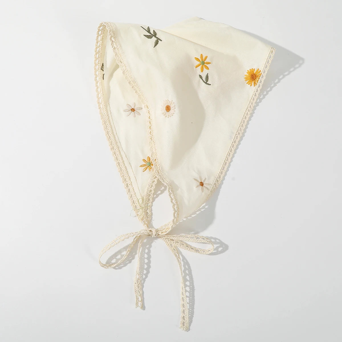 Fabric Printing Triangle Scarf Hair Bands – Floral Headbands for Women - Image 4