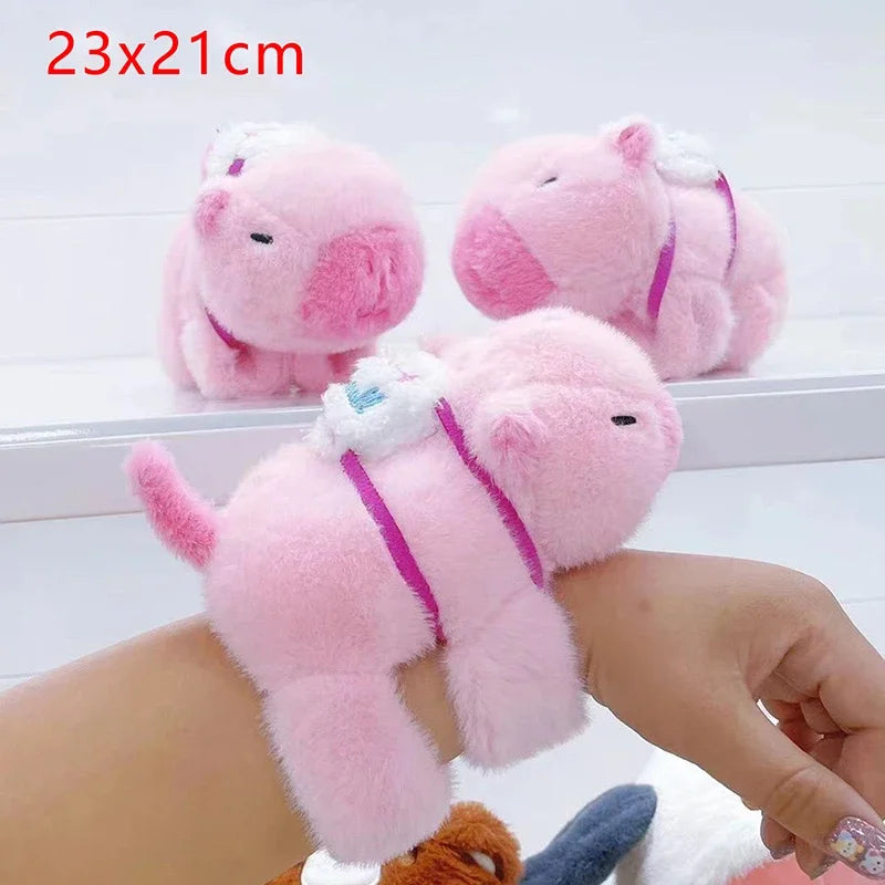 Adorable Capybara Plush Snap Wristband – Cute and Fun for Kids - Image 7