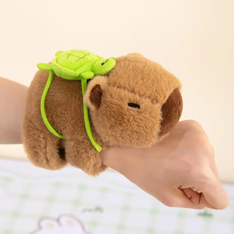 Adorable Capybara Plush Snap Wristband – Cute and Fun for Kids - Image 9