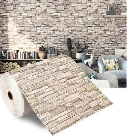 Transform Your Space with 3D Soft Foam Brick Wallpaper Stickers - Image 8