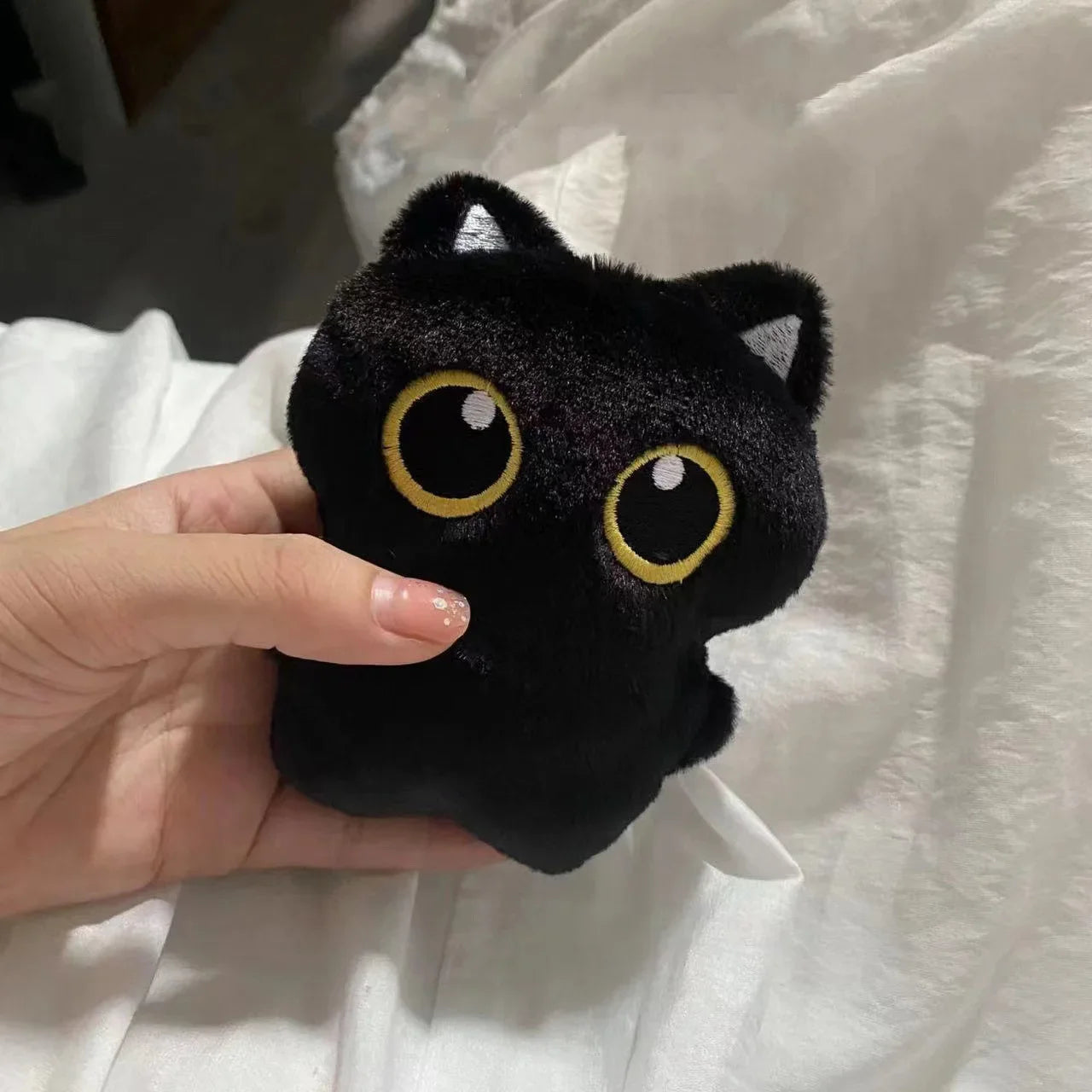 Adorable 10cm Black Cat Plush Toy – Perfect Pendant - Image 6