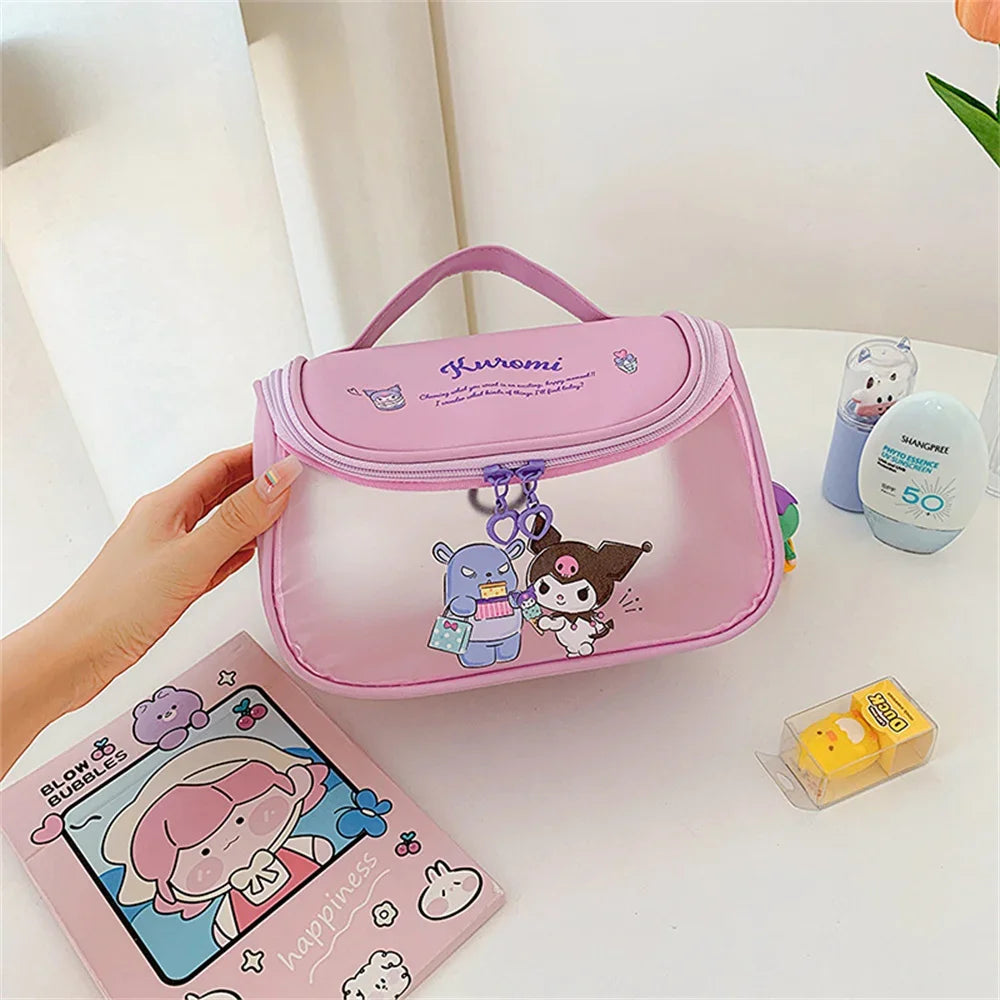 Sanrio Kawaii Hello Kitty Zipper Makeup Bag – Cute - Image 10