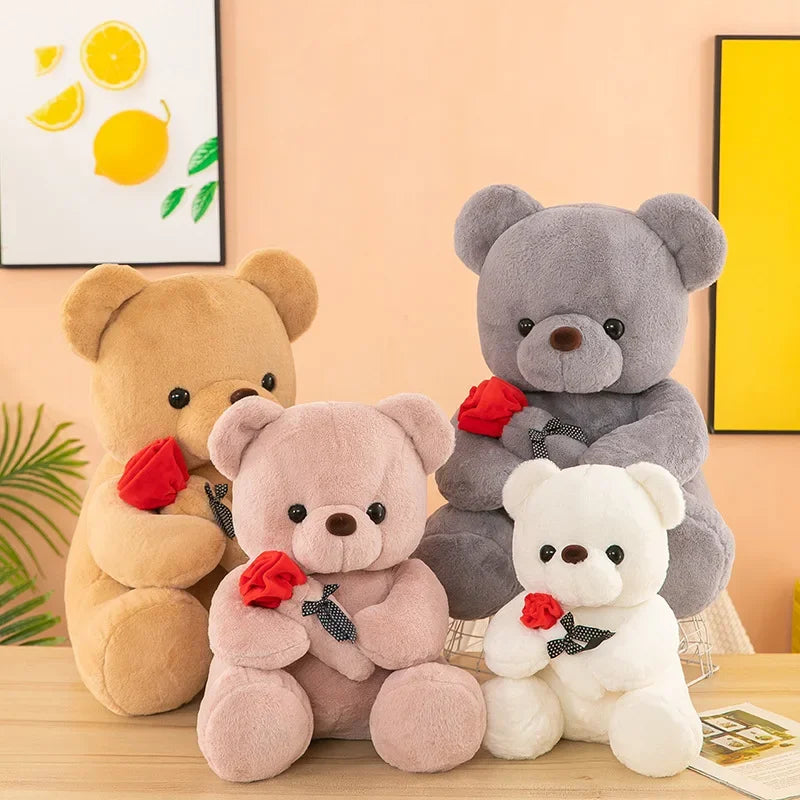 Valentine's Day Roses Teddy Bear Plush Toys - Image 2