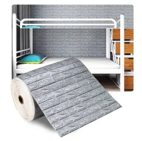 Transform Your Space with 3D Soft Foam Brick Wallpaper Stickers - Image 16