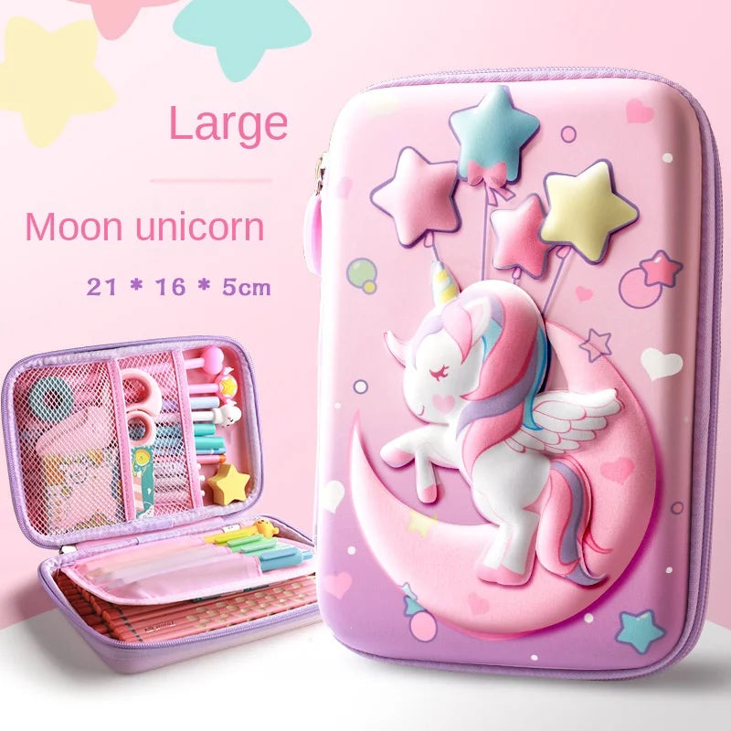 3D EVA Unicorn Cute Pencil Case - Image 12