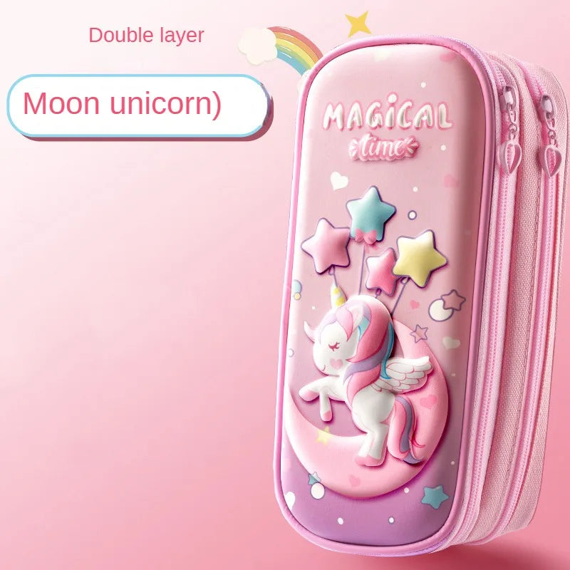 3D EVA Unicorn Cute Pencil Case - Image 10
