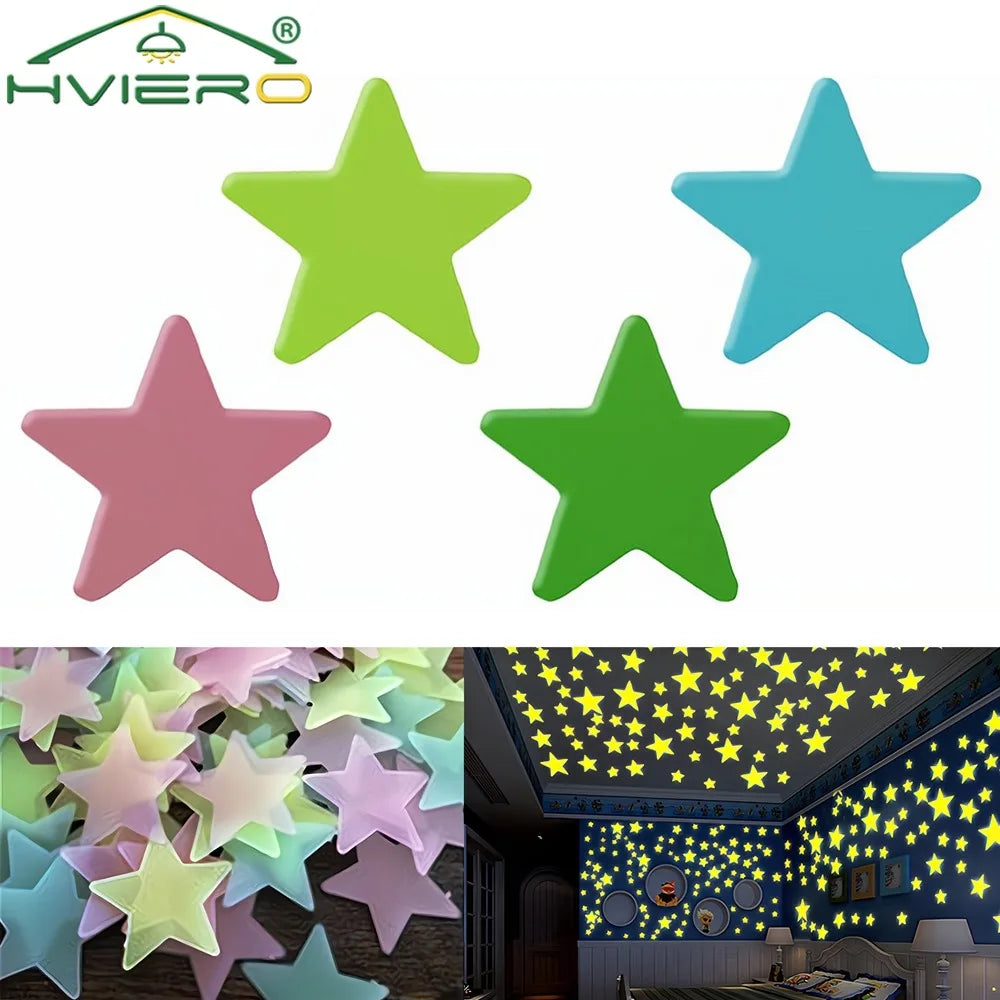 Transform Your Space with Star Glow In Dark Wall Stickers