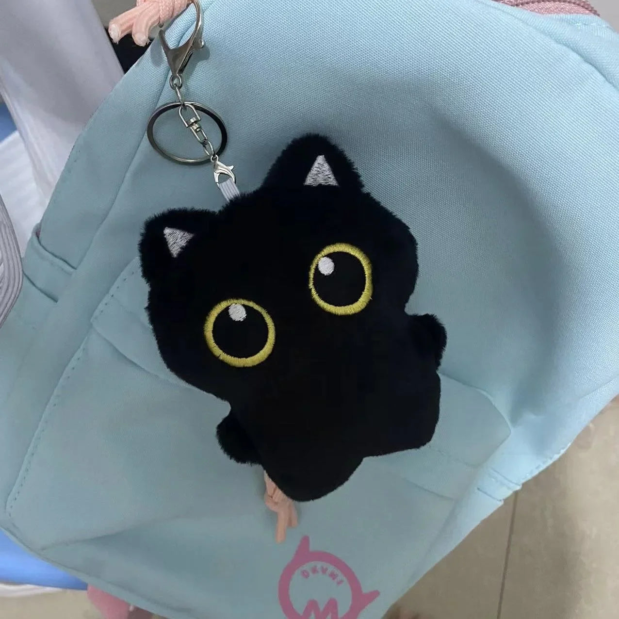 Adorable 10cm Black Cat Plush Toy – Perfect Pendant - Image 5