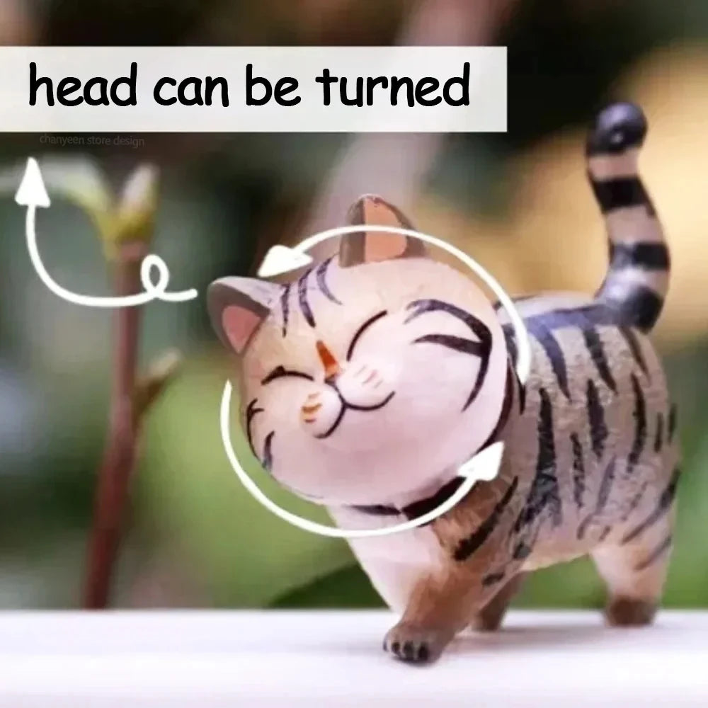 Adorable 9pcs Kawaii Cat Figurines – Perfect for Home Decor - Image 4