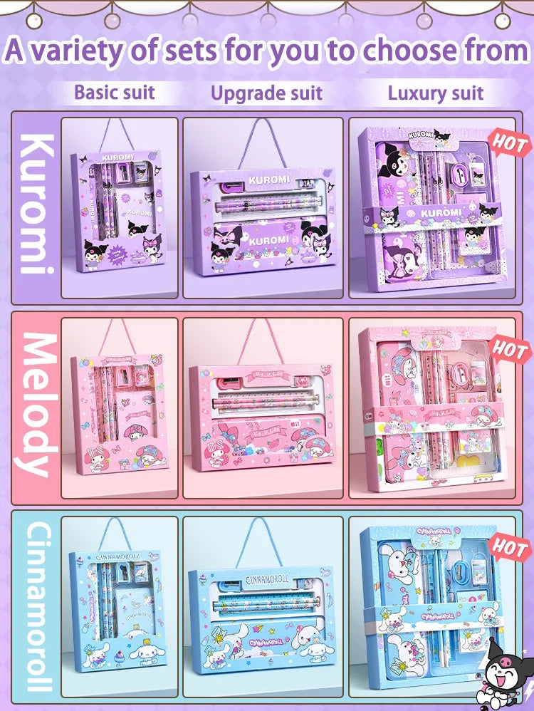 Sanrio Kuromi & Friends Stationery Set – Perfect for Young Learners - Image 4