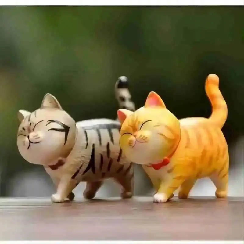 Adorable 9pcs Kawaii Cat Figurines – Perfect for Home Decor - Image 2