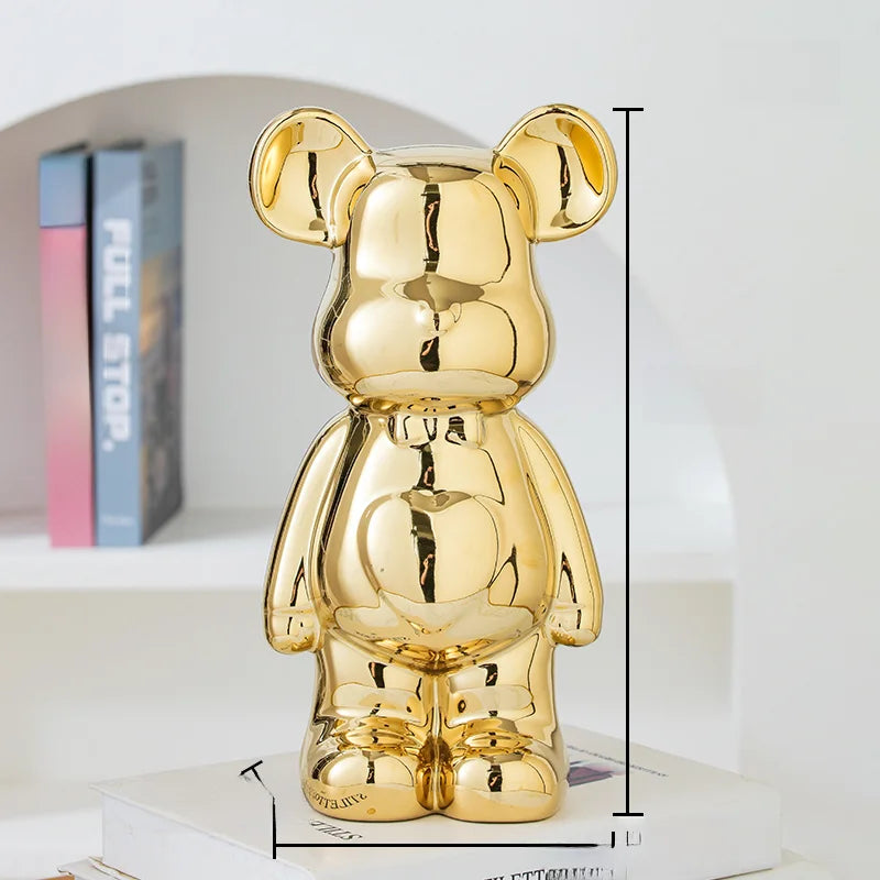 Aesthetic Bear Brick Ceramic Statue - Image 9