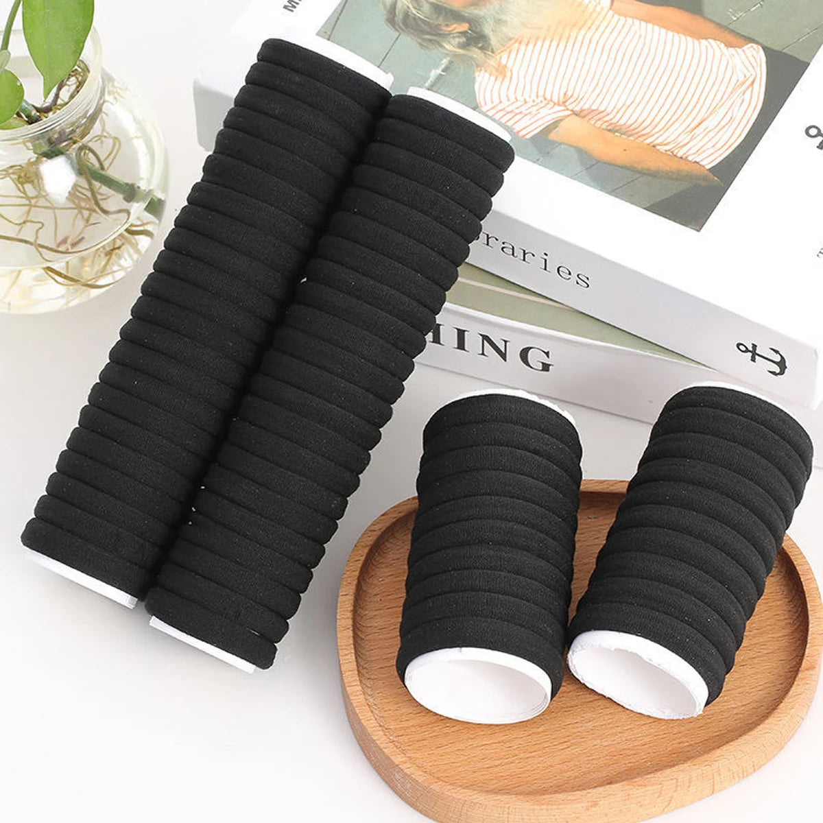 High Elastic Black Hair Bands – Perfect for Women and Girls - Image 7