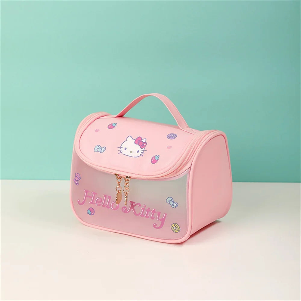 Sanrio Kawaii Hello Kitty Zipper Makeup Bag – Cute - Image 8