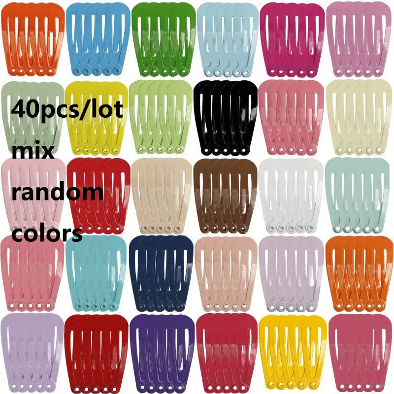 40Pcs Cute Cartoon Fruit & Animal Hair Clips for Kids - Image 10