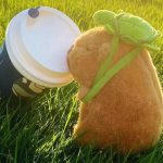 Cute Turtle Backpack with Capybara Plush