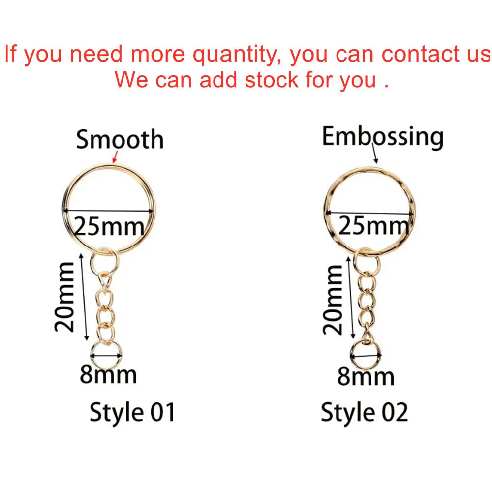 Versatile Key Ring Key Chain Set – Perfect for DIY Jewelry and Accessories - Image 2