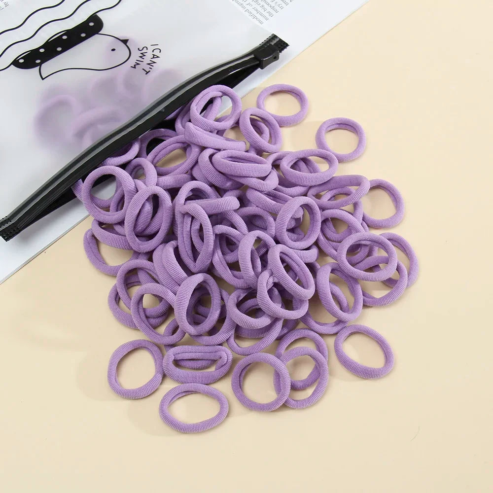 Women’s Seamless Thumb Ring Hair Ties – 50pcs Set - Image 9