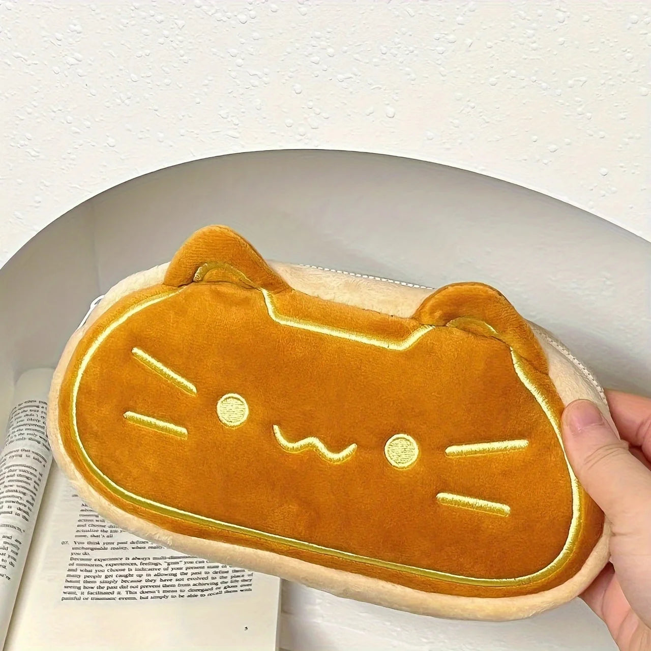 Caramel Cat Plush Pen Case - Image 7