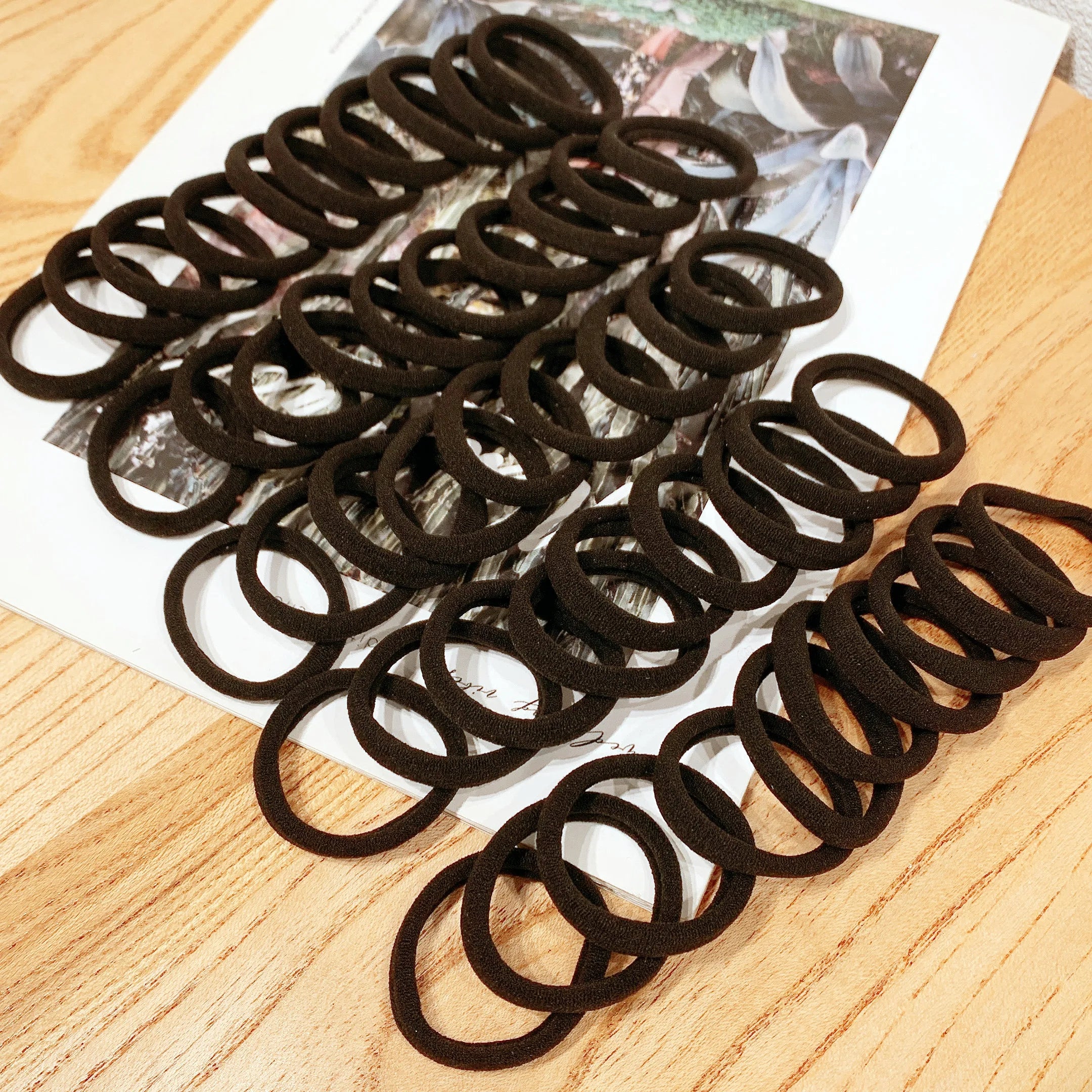 High Elastic Black Hair Bands – Perfect for Women and Girls - Image 3