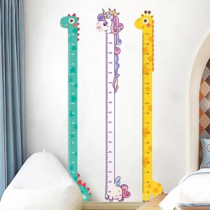 Adorable Cartoon Height Stickers for Kids' Rooms & Kindergartens