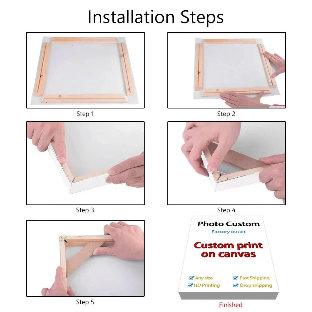 YWDECOR Custom Painting Canvas – Personalized Wall Art for Unique Home Decor - Image 5