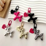 Cute Acrylic Cartoon Balloon Dog Keychains – Y2K Bag Pendant
