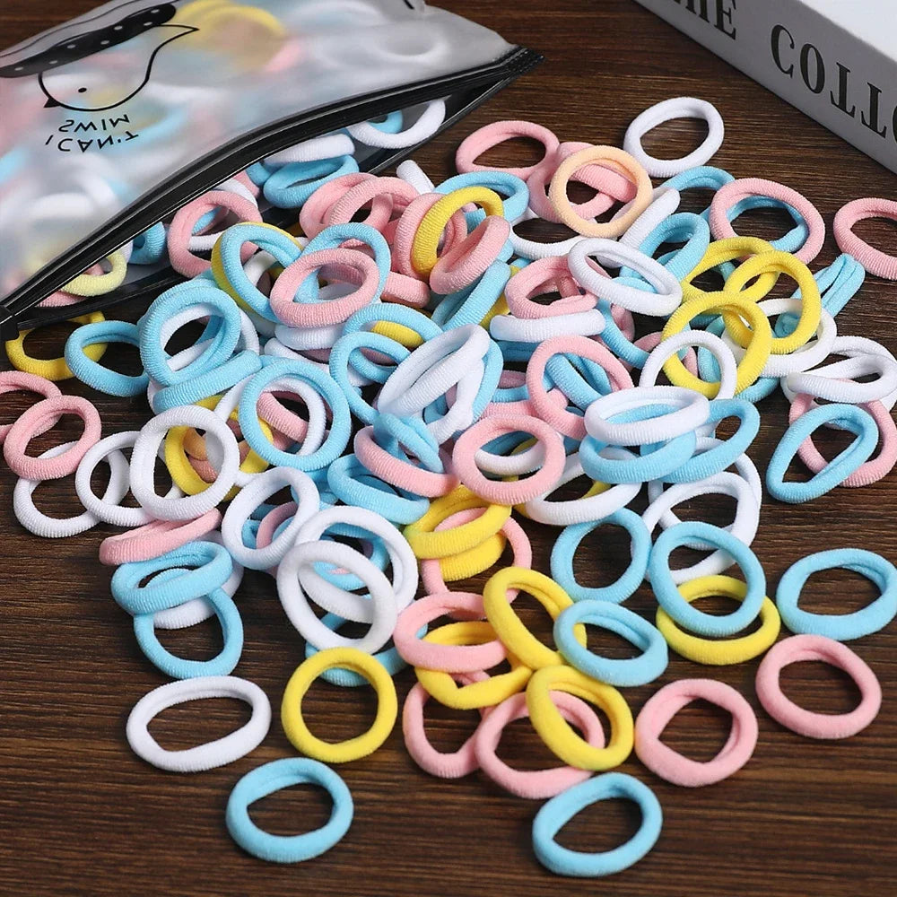 Women’s Seamless Thumb Ring Hair Ties – 50pcs Set - Image 20