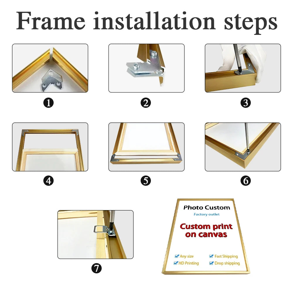 YWDECOR Custom Painting Canvas – Personalized Wall Art for Unique Home Decor - Image 6