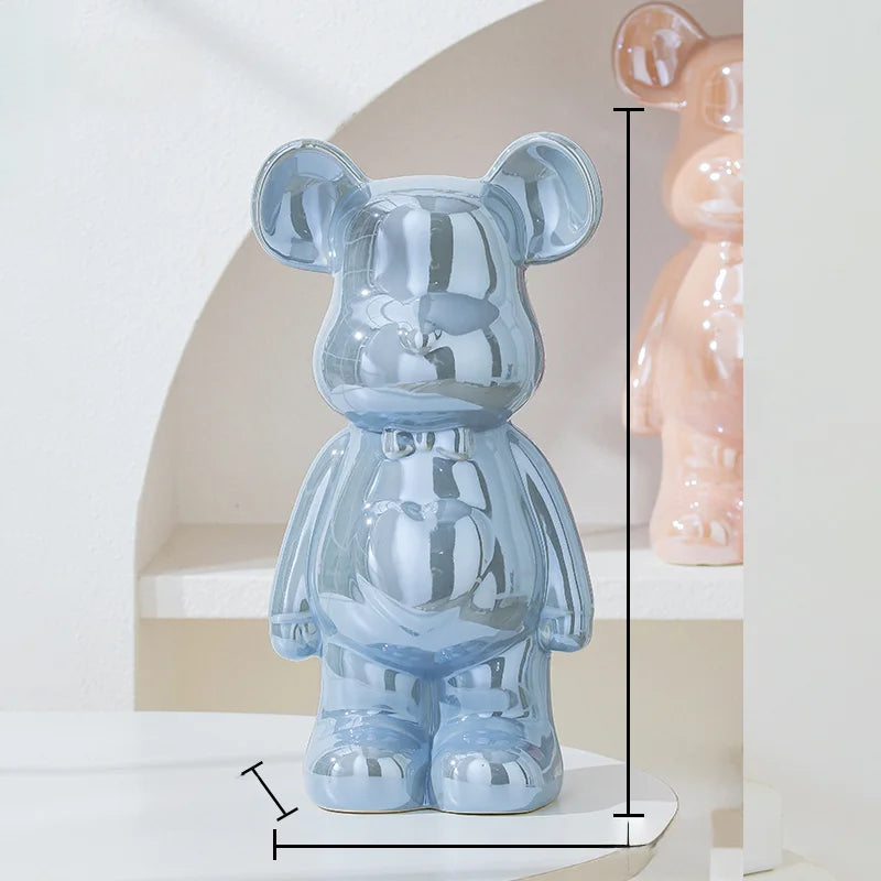 Aesthetic Bear Brick Ceramic Statue - Image 12
