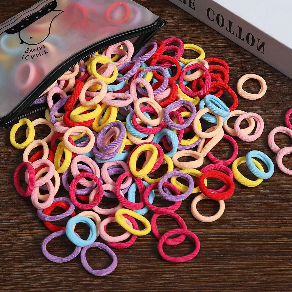 Women’s Seamless Thumb Ring Hair Ties – 50pcs Set - Image 15